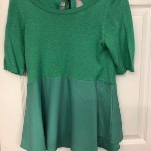 Anthropologie peplum top